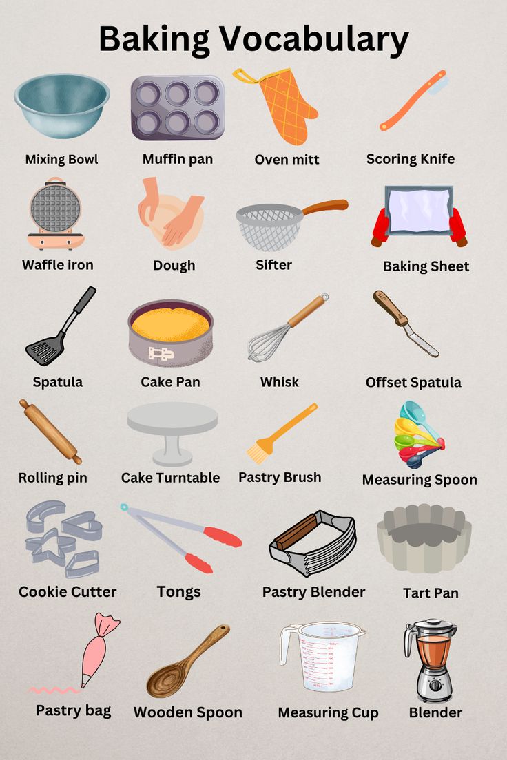 baking vocabulary