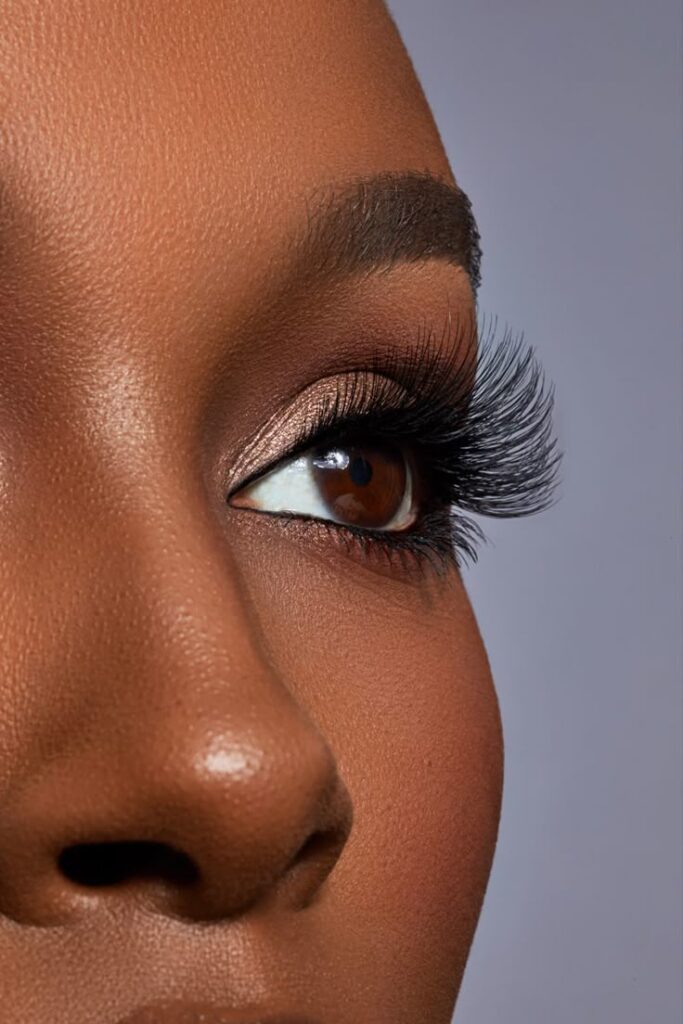 lash campaign close up